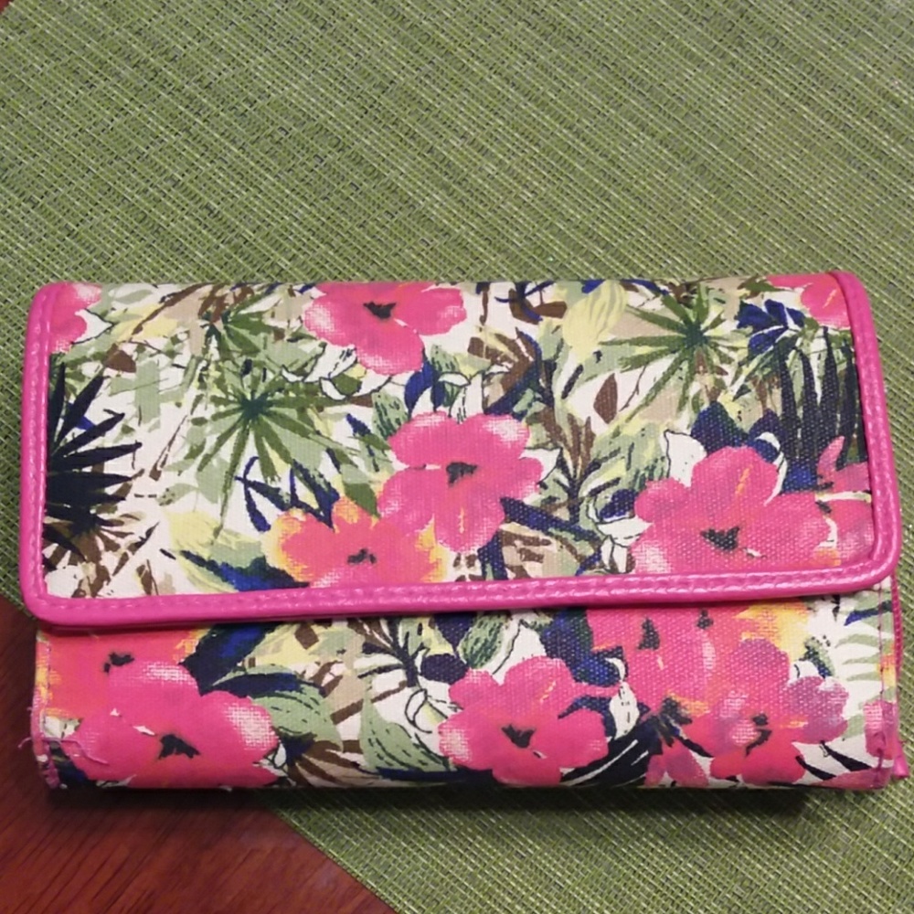 Large Floral Wallet